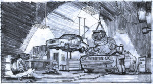 Concept Illustration Robert DalColletto Productions Garage